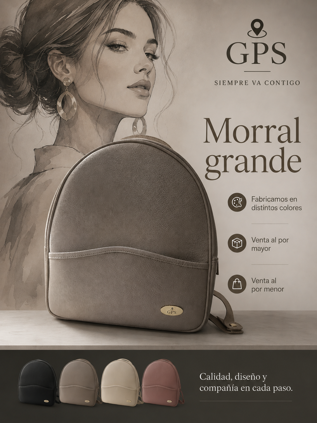 Morral dama grande